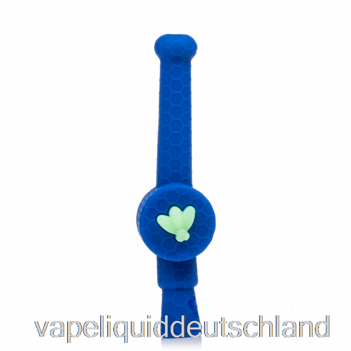 Stratus Reclaimer Honey Dipper Silikon-Dab-Strohhalm Navy / UV-Biene (blaue / UV-grüne Biene) Vape-Flüssigkeit